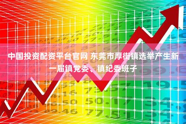 中国投资配资平台官网 东莞市厚街镇选举产生新一届镇党委、镇纪委班子
